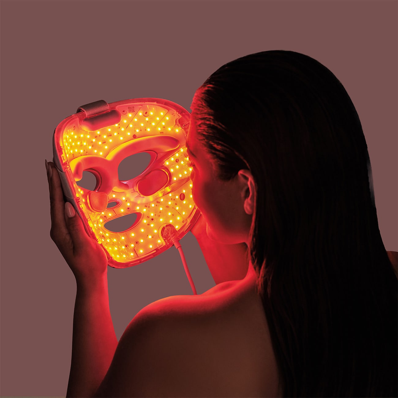 Lumière LED rouge et infrarouge du masque CryoGlow